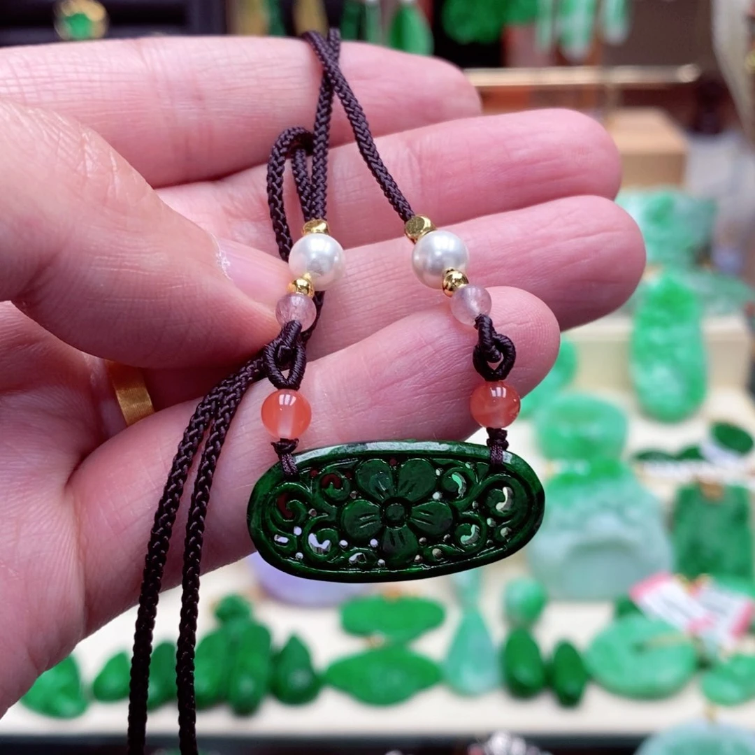 颈饰未镶嵌翡翠翡翠吊坠