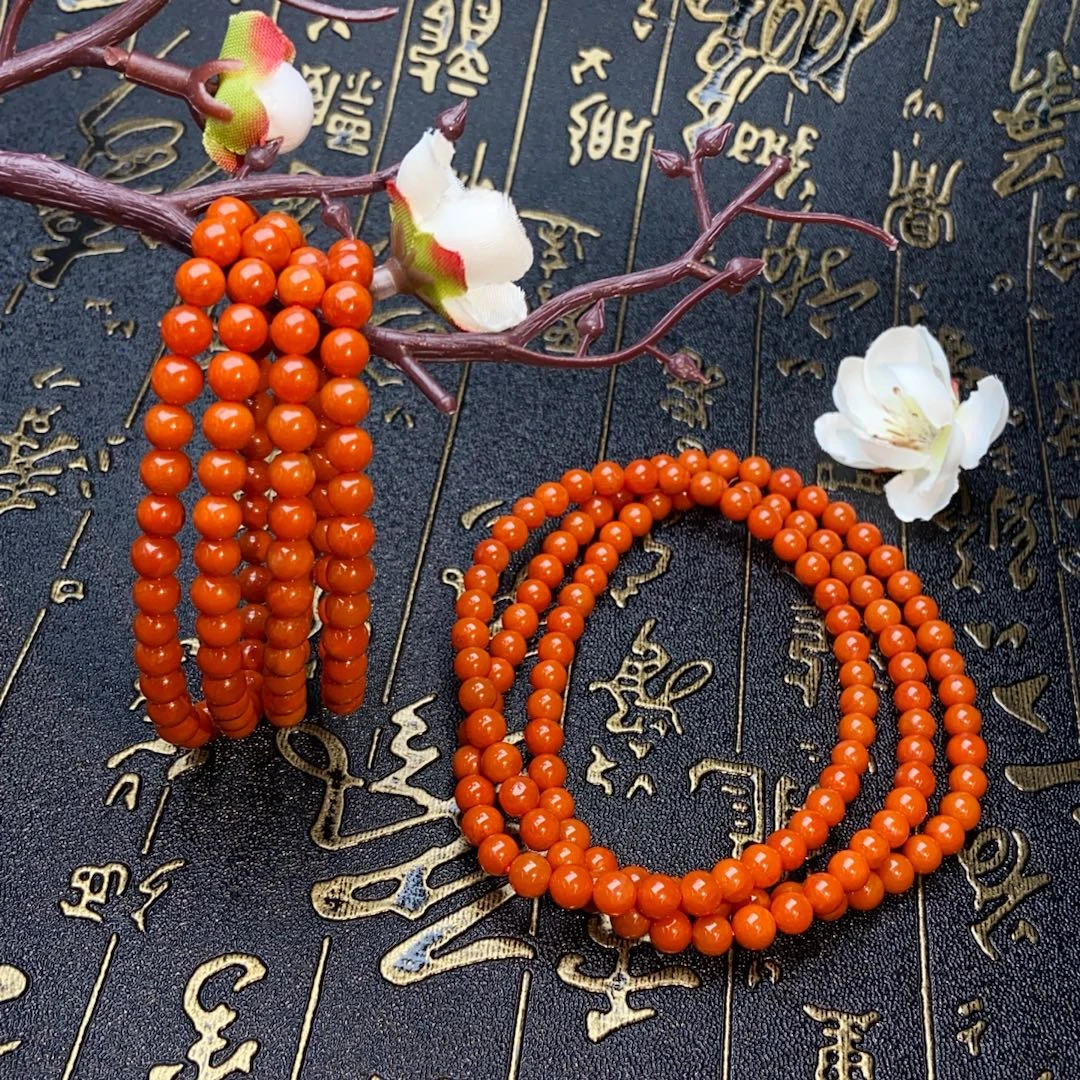 【星浩珠宝】南红多圈手串11-2T232H5【多样性发一件】5mm+