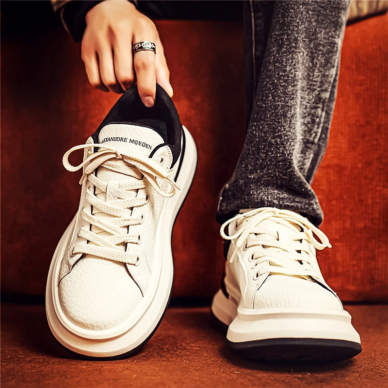 板鞋男款2025新款冬季潮鞋运动休闲鞋男生鞋子男鞋百搭小白鞋男士