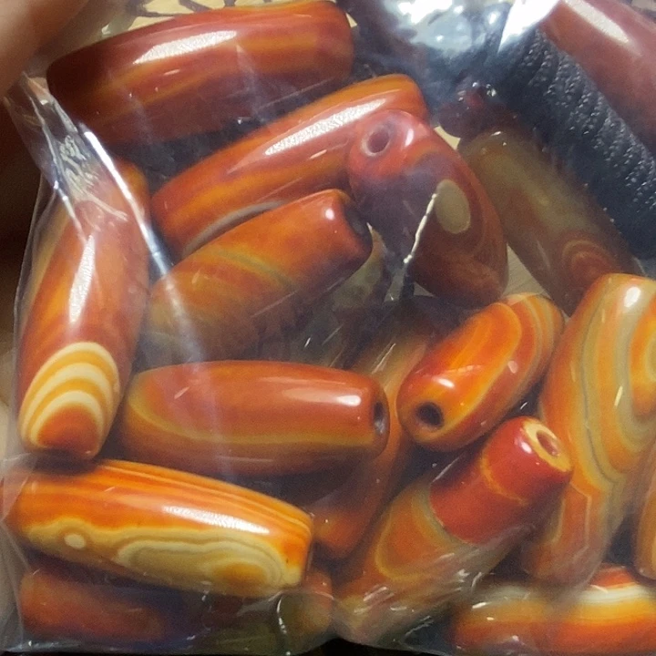 画***画玛瑙/玉髓未镶嵌颈饰