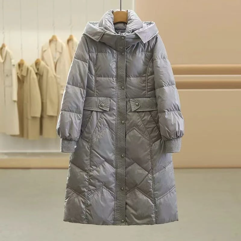 【井施】C 017 时尚百搭宽松外套羽绒服