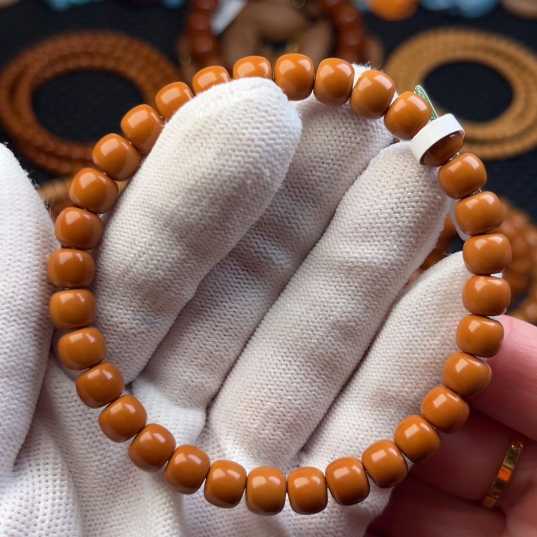 橄榄核吊坠7.2mm橄榄核尖老型单圈