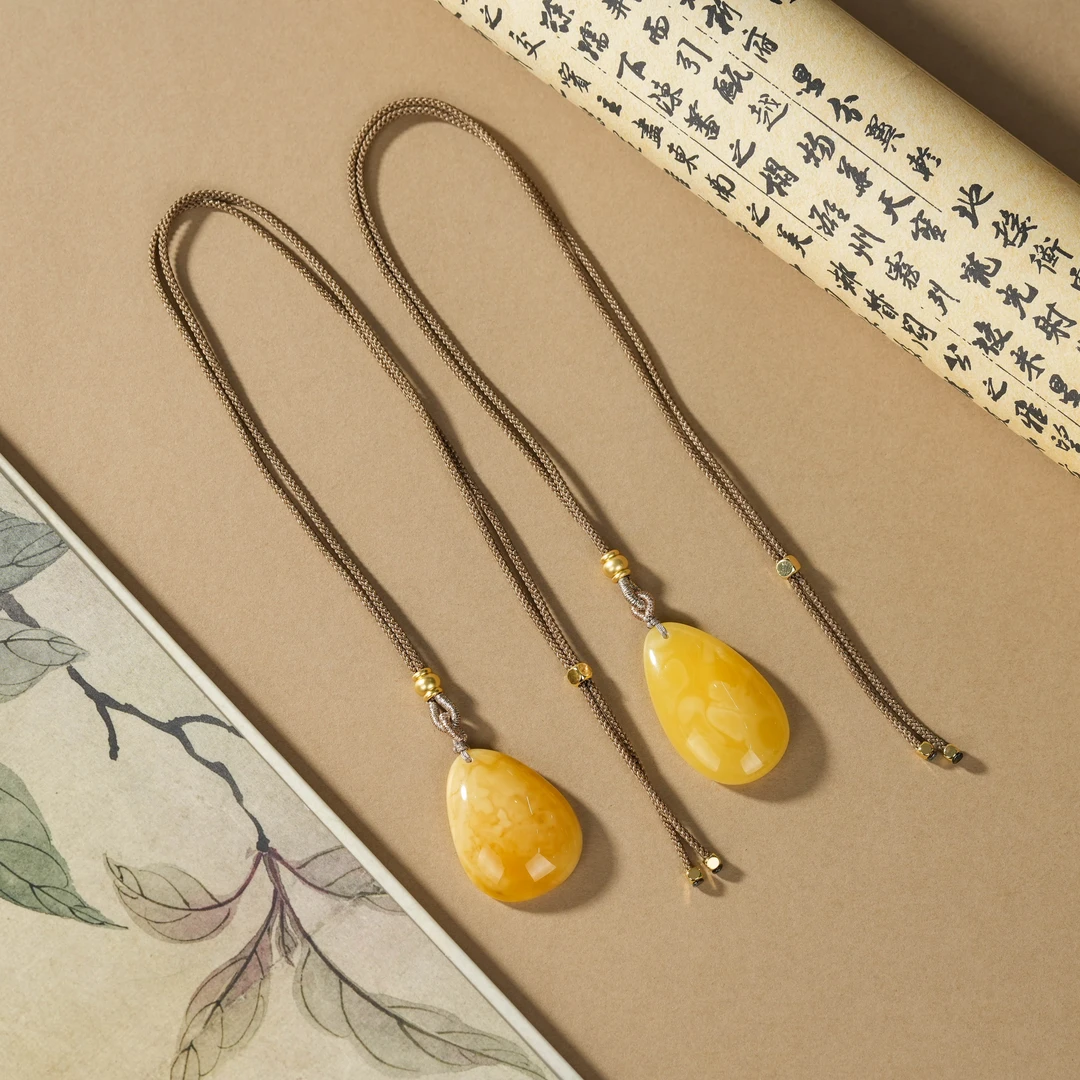 【云上叙】蜜蜡吊坠-多样性发一件-随形-V18410-K（商城）