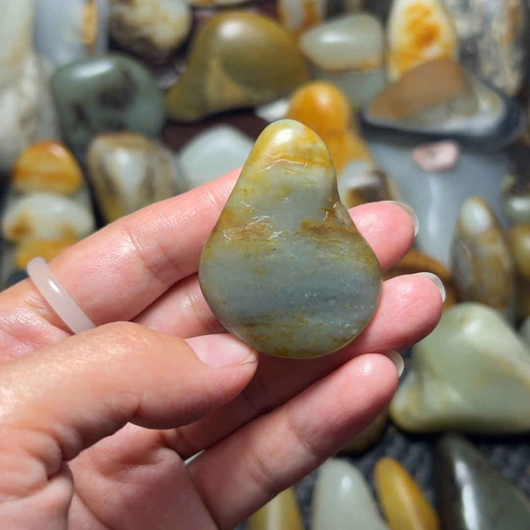 和田玉未镶嵌挂件9