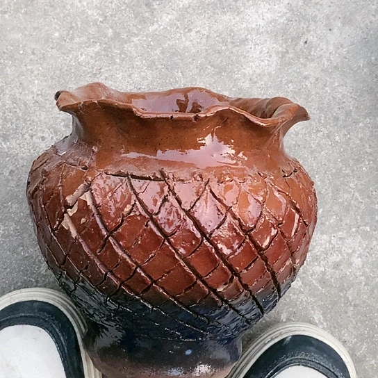 【闪购商品】紫砂花盆瑕疵18.18花盆