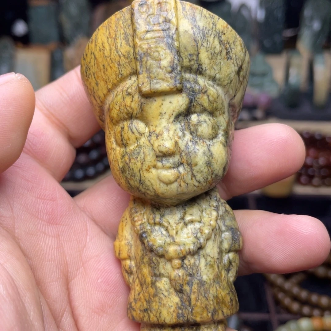 岫岩河磨玉（透闪石质玉）未镶嵌颈饰