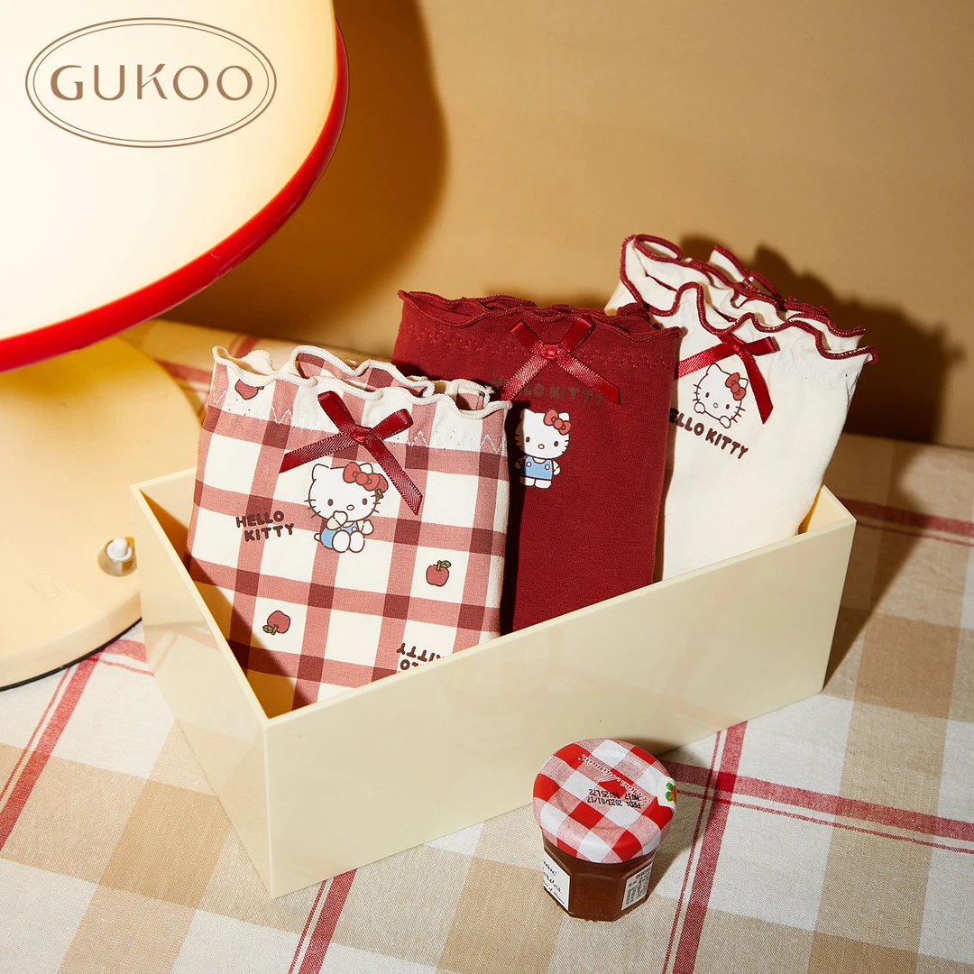 【小熊粉丝专享】Gukoo果壳可爱卡通联名系列内裤合集