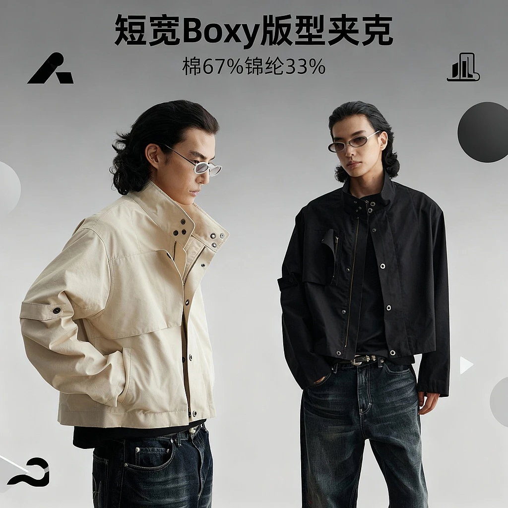 HC/HermitCreate"狩猎者"夹克外套解构短宽多形态hermitcreate