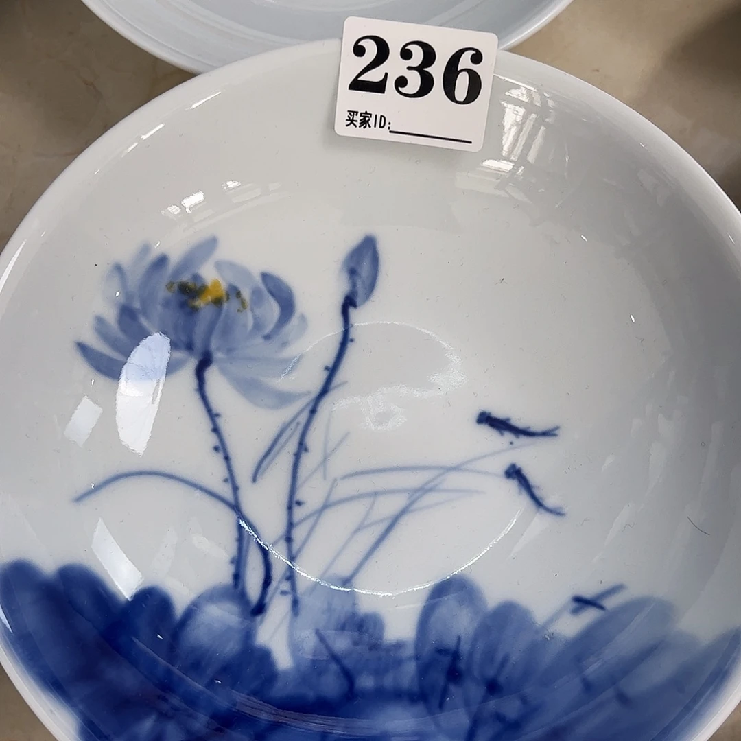 瓷片景德镇陶瓷手工手绘制作