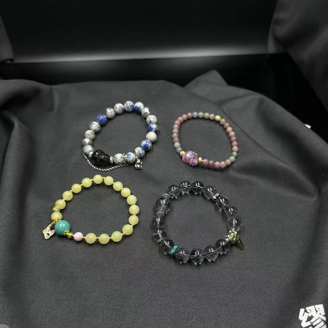 ZZ049 带配饰圆珠单圈手链多样性发其一