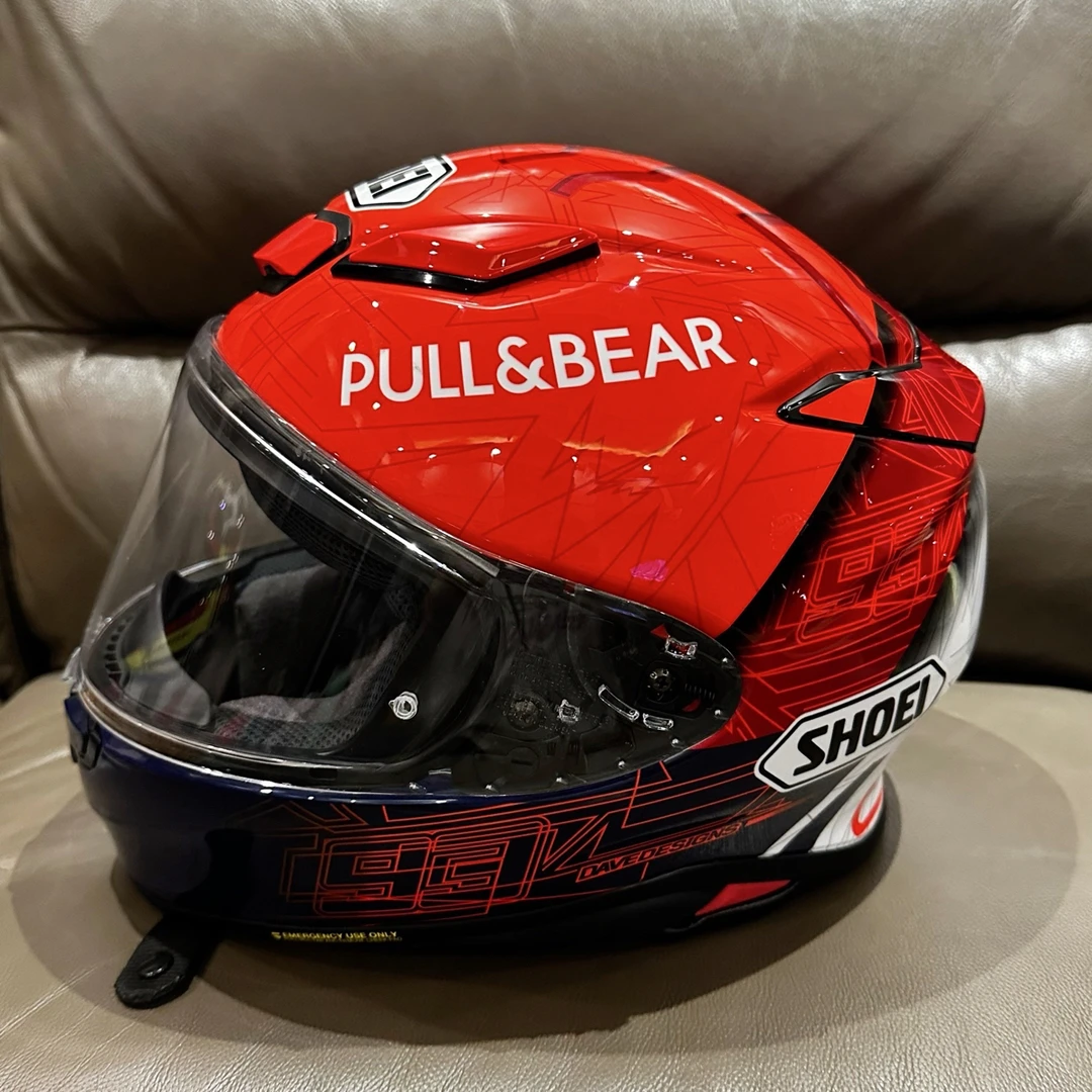 Shoei z8红蚂蚁 m码正品 摩托车全盔原装进口