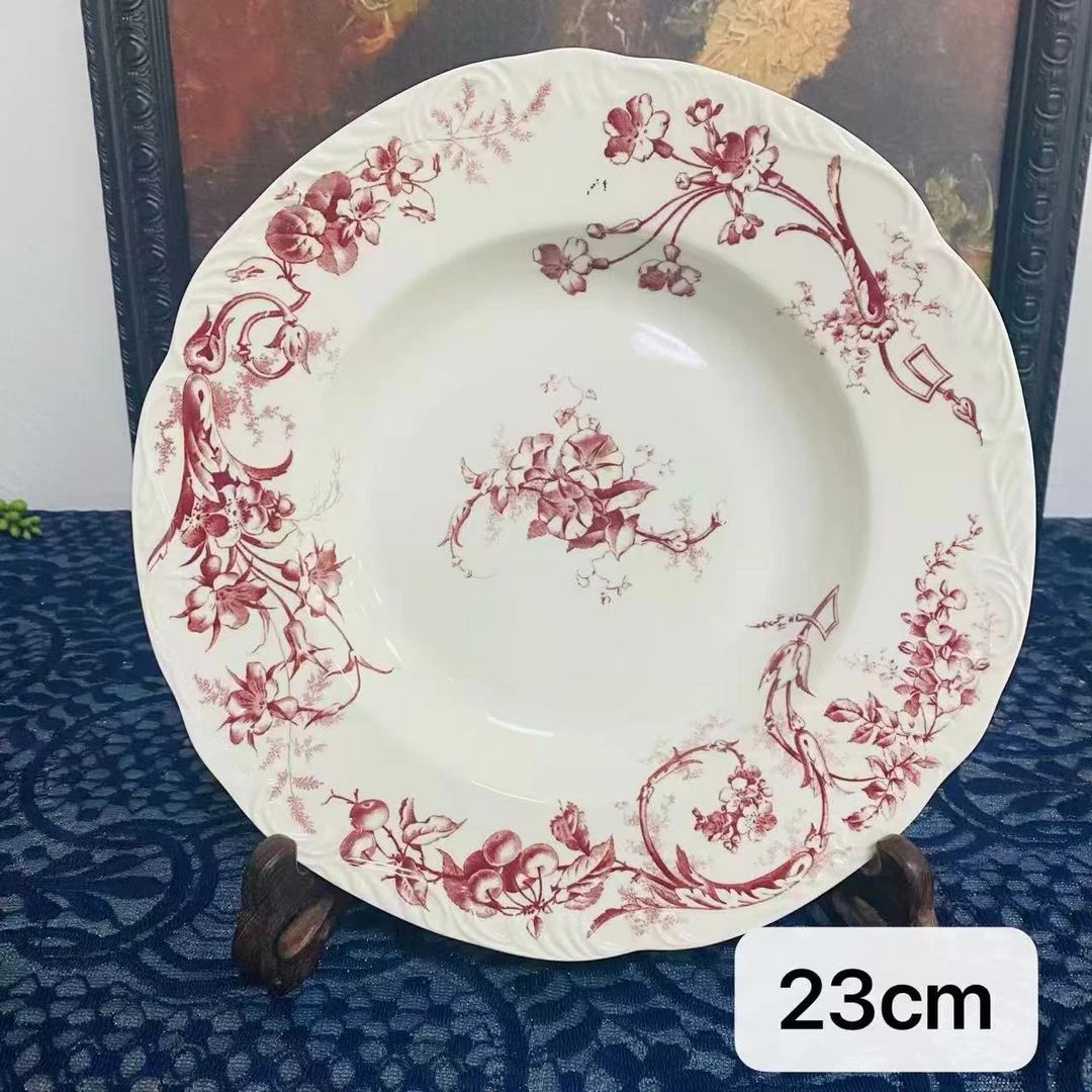 屋里进 sz 白瓷 圆盘 两个一组