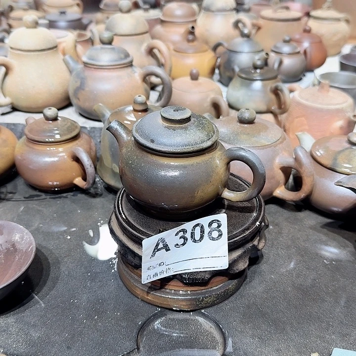 茶壶紫泥坭兴陶柴烧