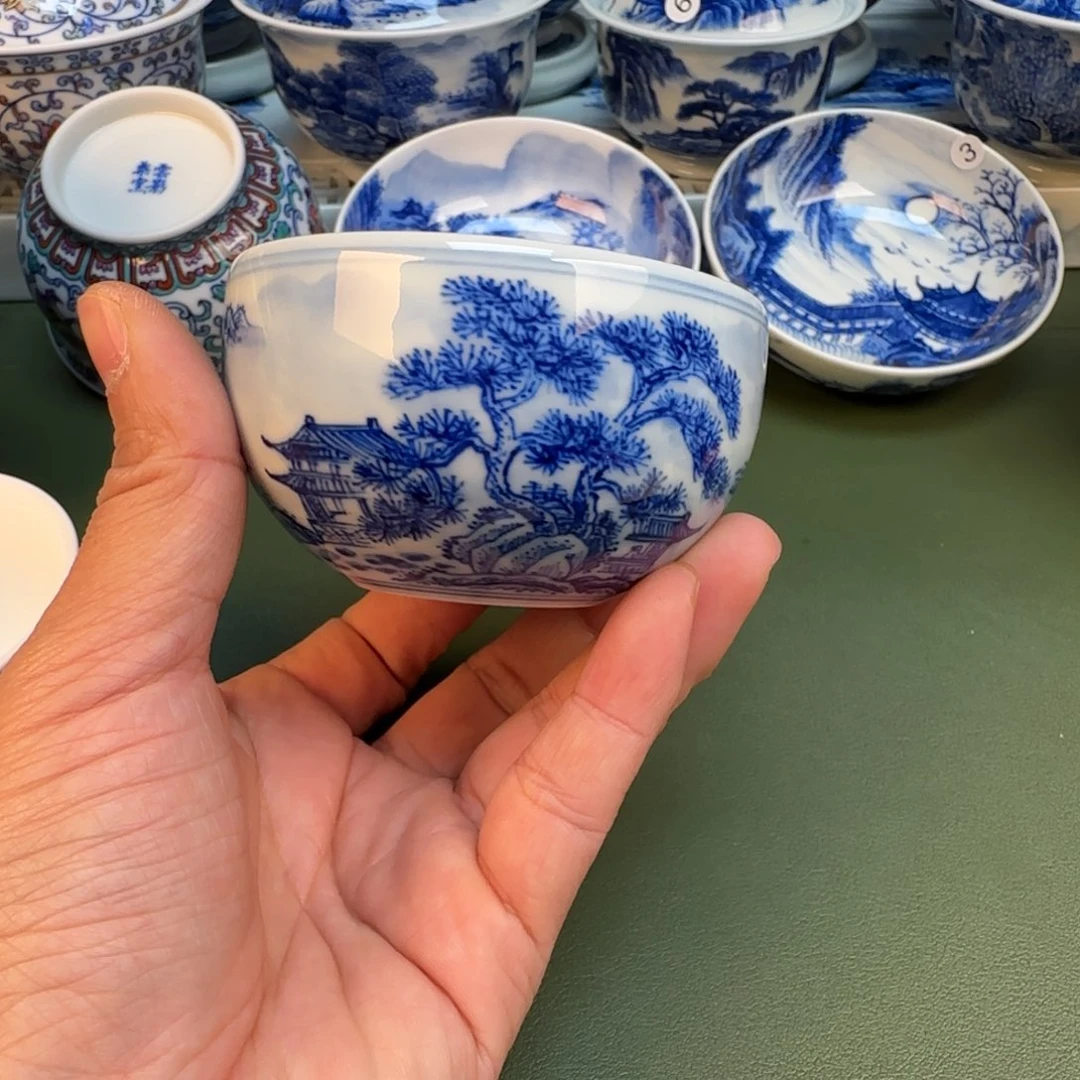 纯手工纯手绘茶具石头39