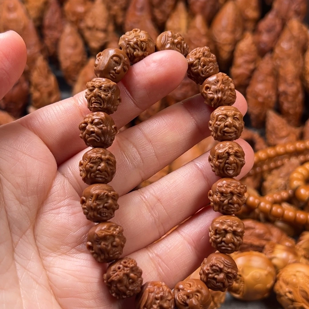 天***a手串/手链橄榄核核雕