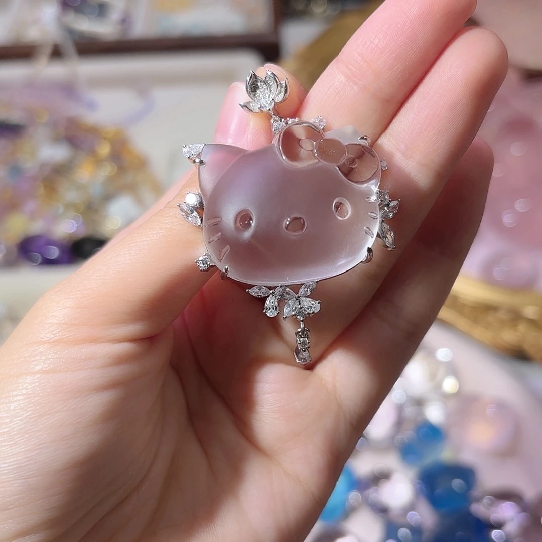 银S925镶嵌吊坠(赠链)水晶吊坠