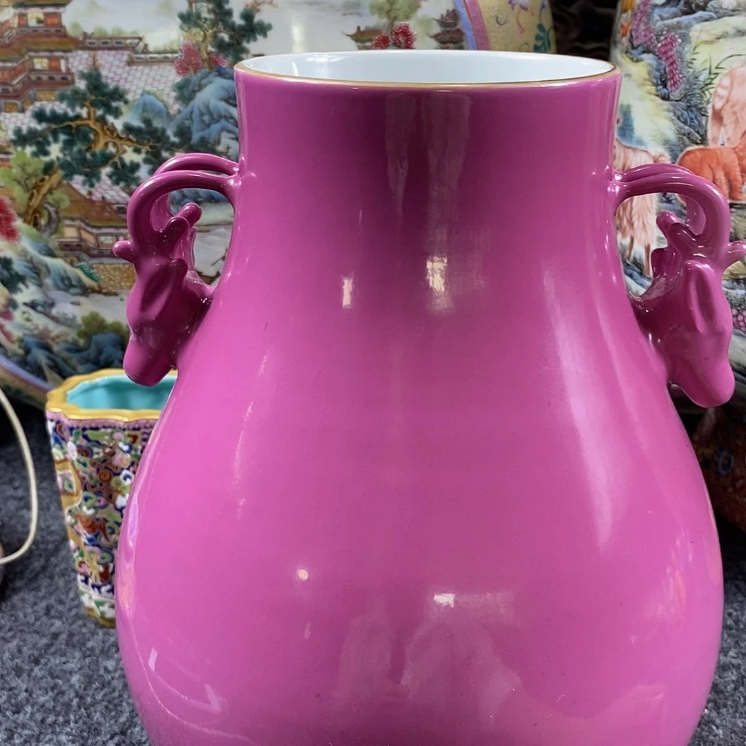 用***8摆件手工手绘陶瓷摆件工艺品