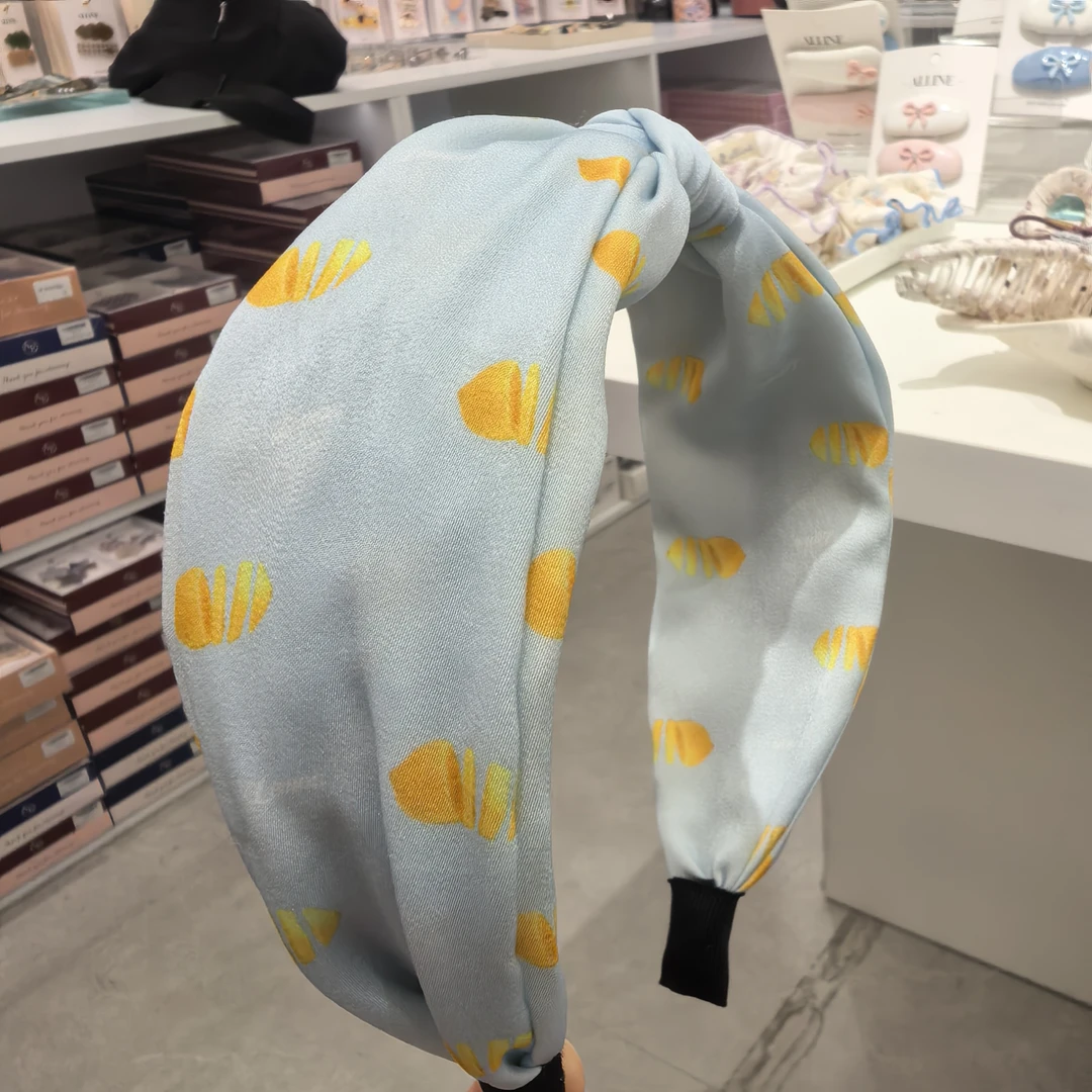 C287黄色柠檬蓝色发箍