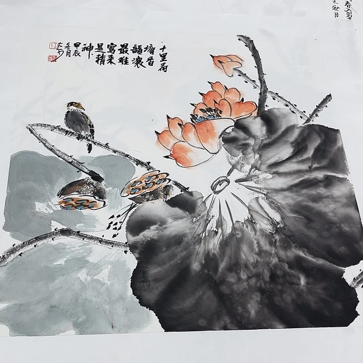 姜奇老师花鸟作品50×50