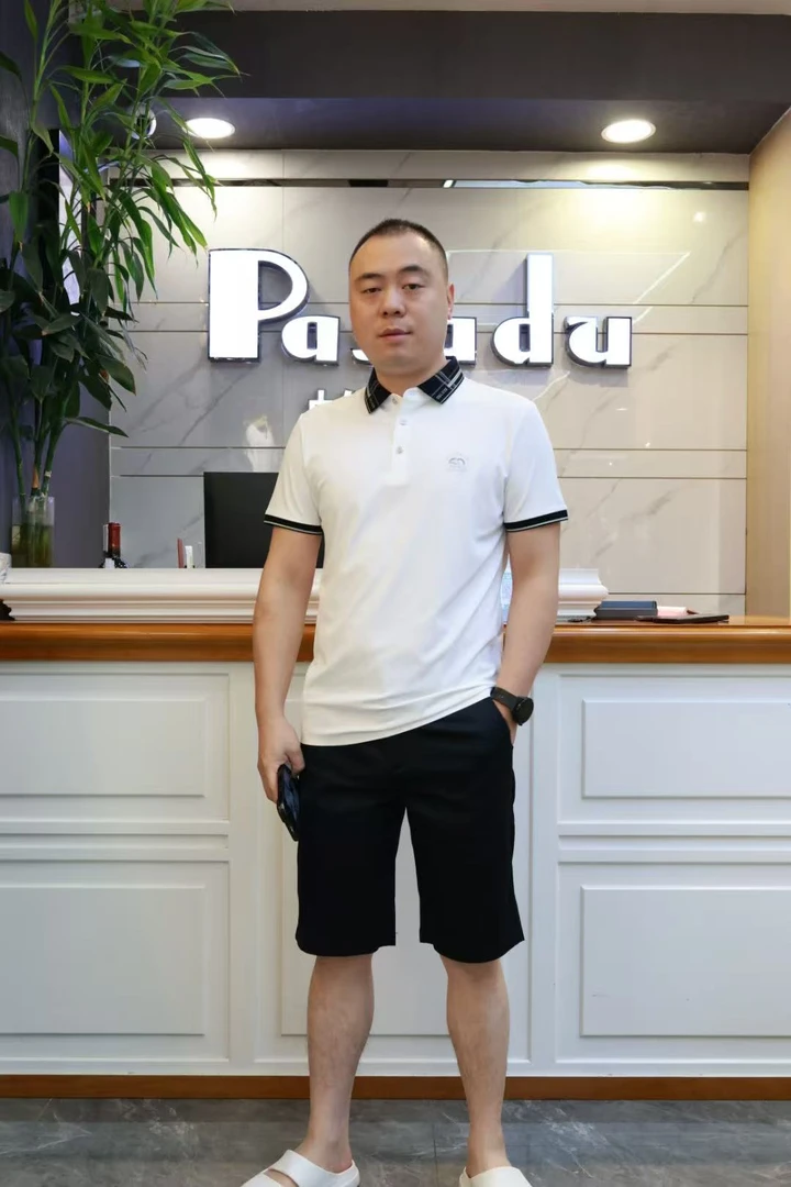 帕萨度男士夏季商务休闲翻领T恤2826122