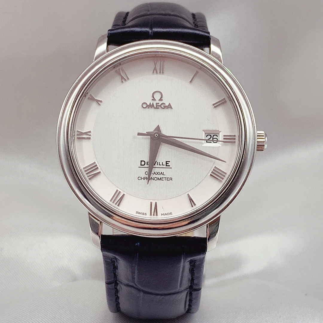 95新 Omega/欧米茄 碟飞系列/银白盘/自动机械/男表36.5mm经典