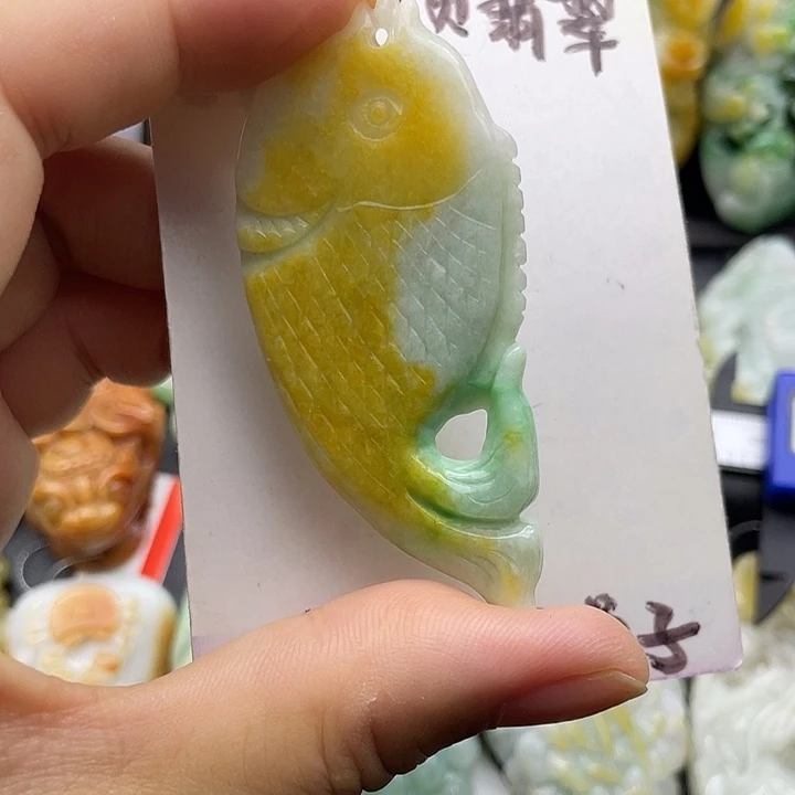 颈饰未镶嵌翡翠天然翡翠