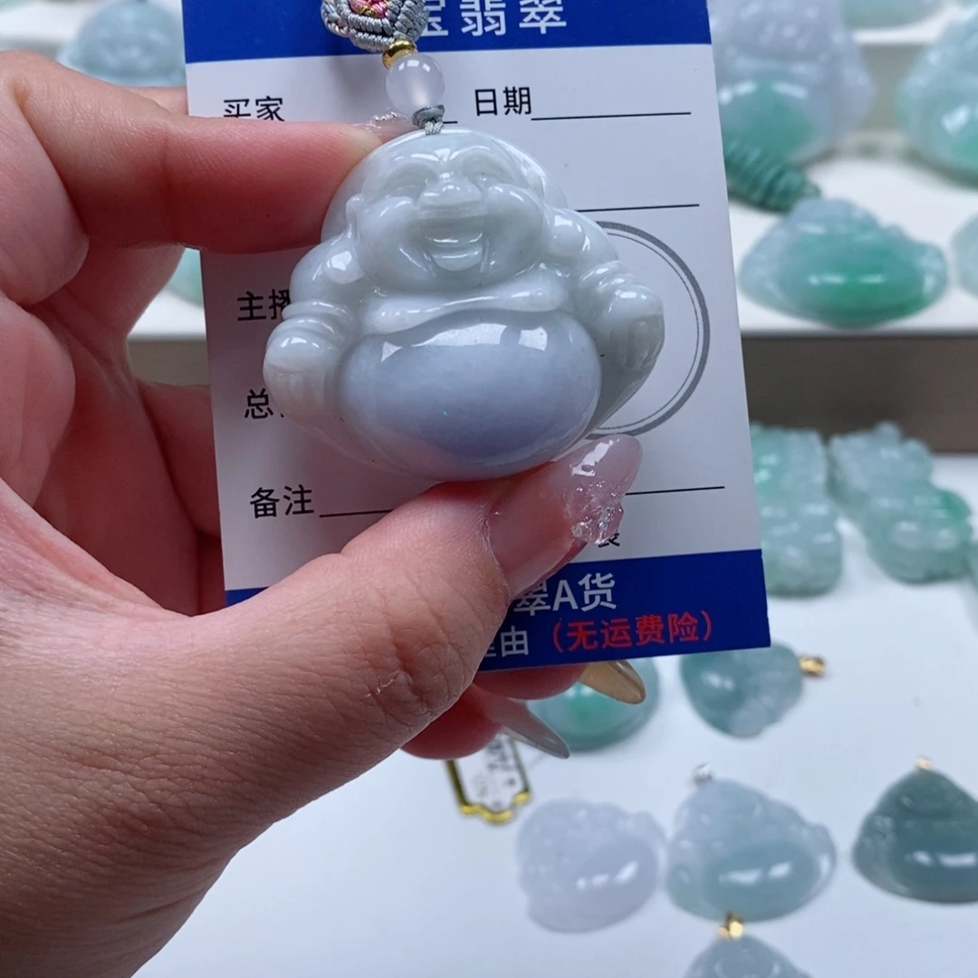 颈饰未镶嵌翡翠天然翡翠