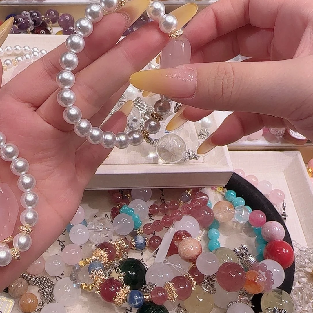 水晶手镯未镶嵌把