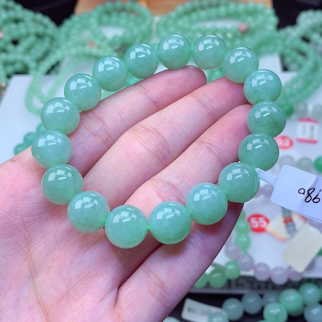 翡翠未镶嵌毛衣链卡12.3