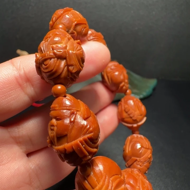 手串橄榄核小财神