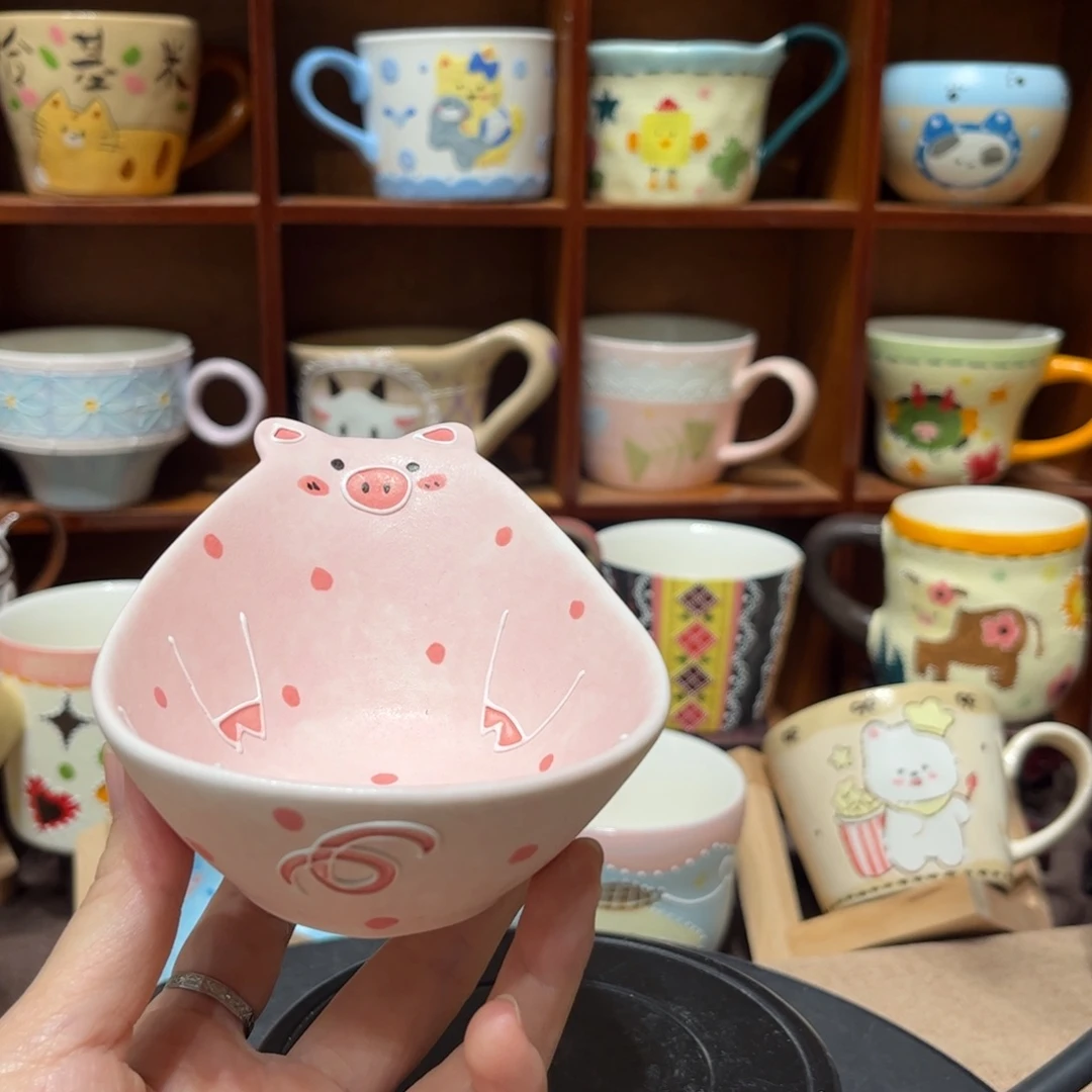 小****陶摆件景德镇陶瓷马克杯