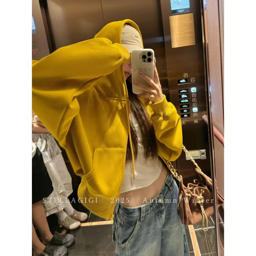 SG / 杨依姗 AW基础舒适 收腰连帽卫衣外套WT-20251329