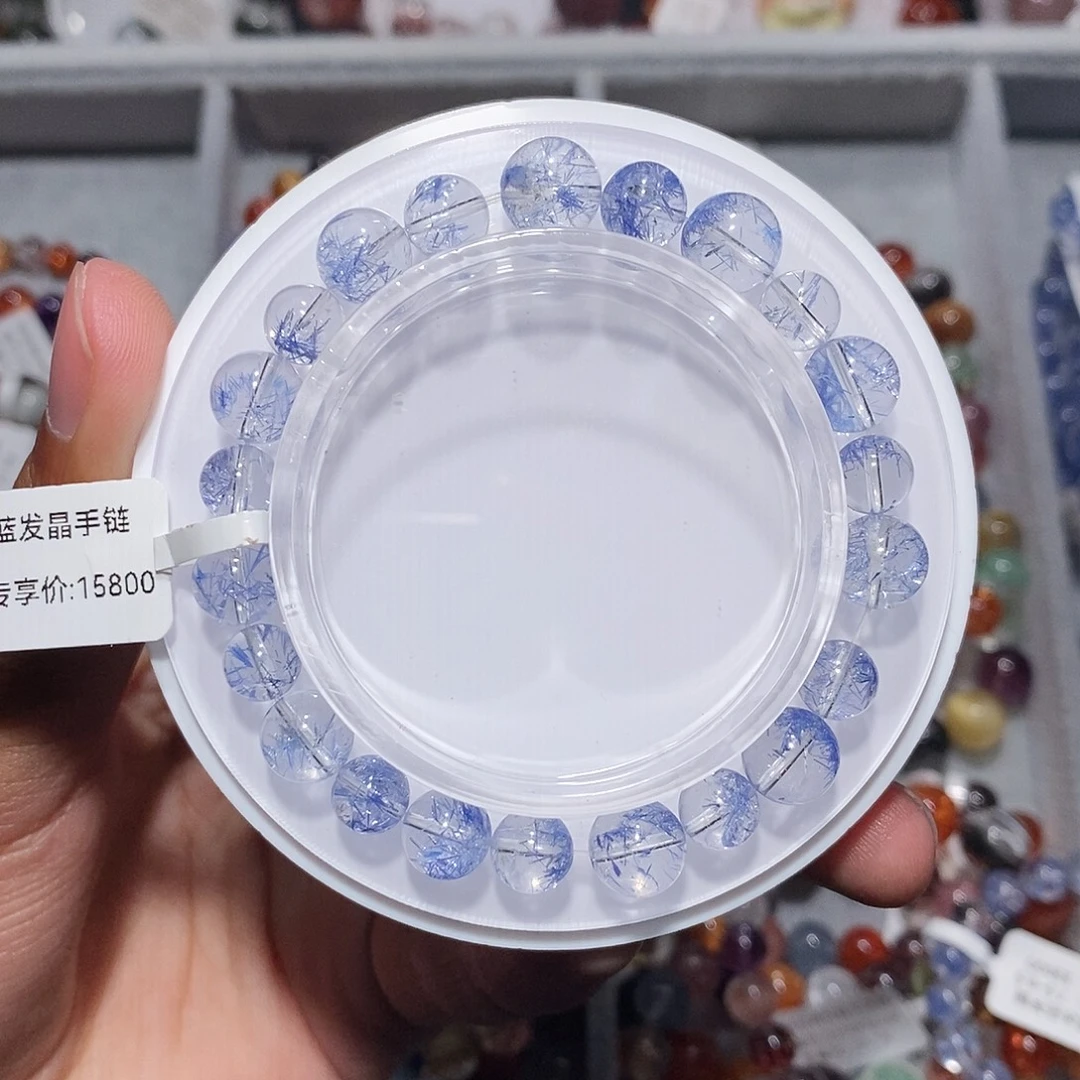 手链水晶未镶嵌蓝线