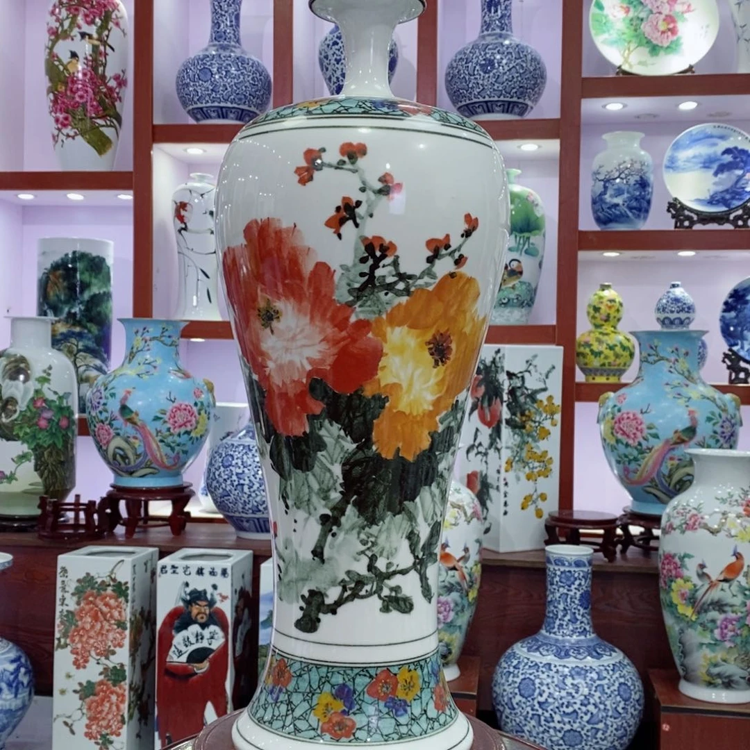 瓶景德镇手工手绘