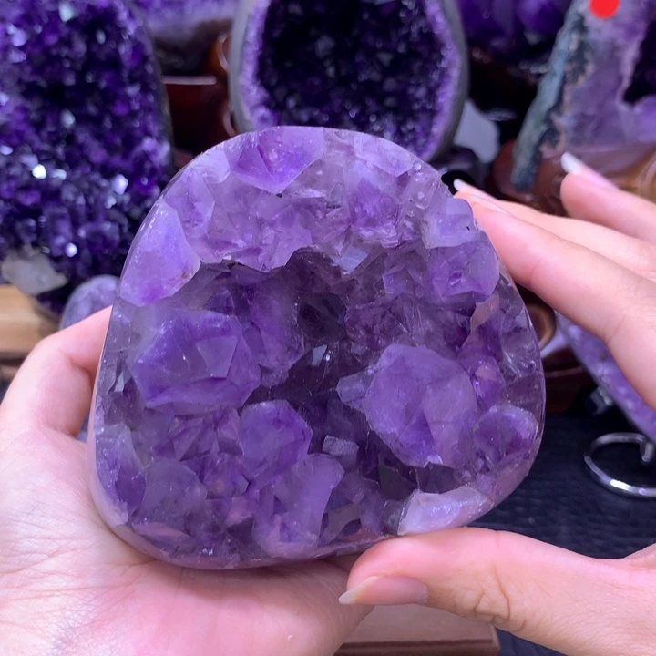 紫晶珠宝半成品未镶嵌