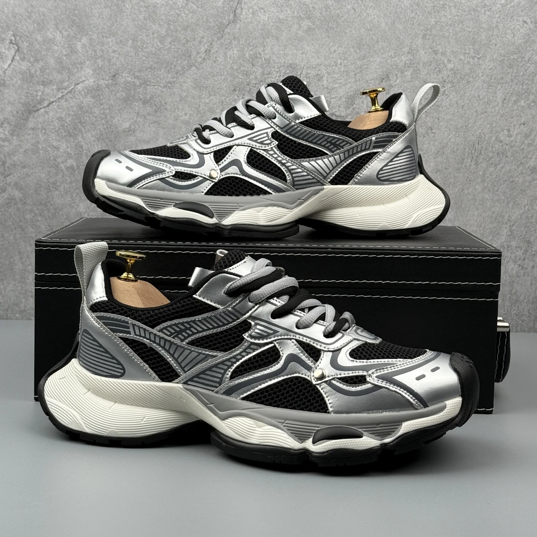 Louis Fordea/路易弗狄夏季透气网面运动鞋百搭休闲鞋男鞋老爹鞋