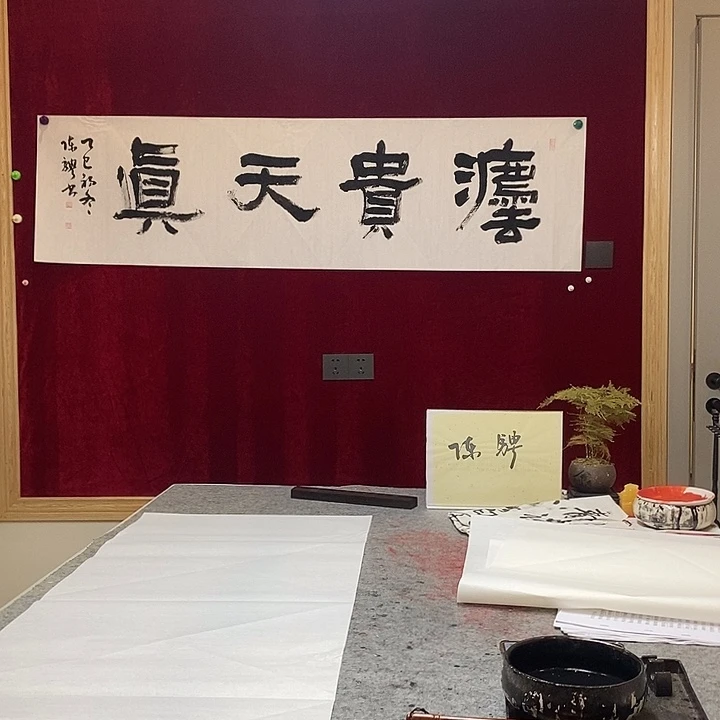 书法陈骋老师法贵天真