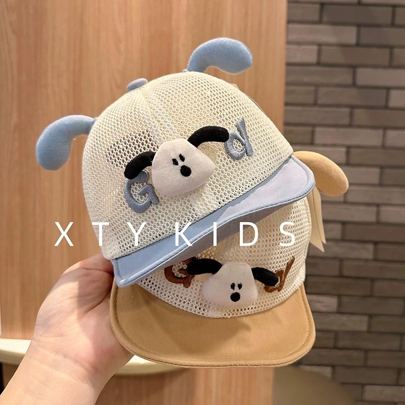 婴儿帽子夏季薄款宝宝鸭舌帽婴幼儿小遮阳帽防晒帽男春季新款夏天