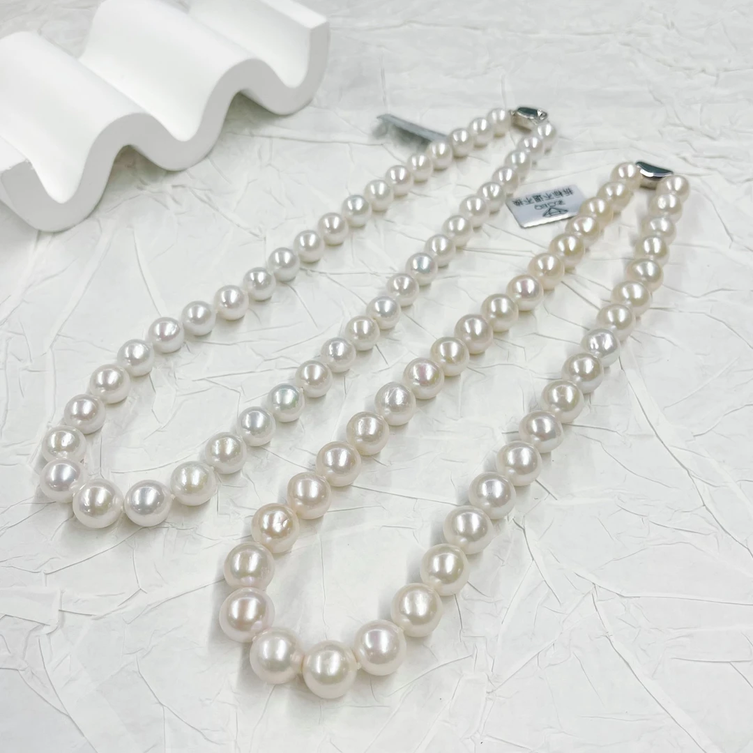 【小宝珠宝】14  T84391-淡水珍珠项链-多样性发一件-9mm