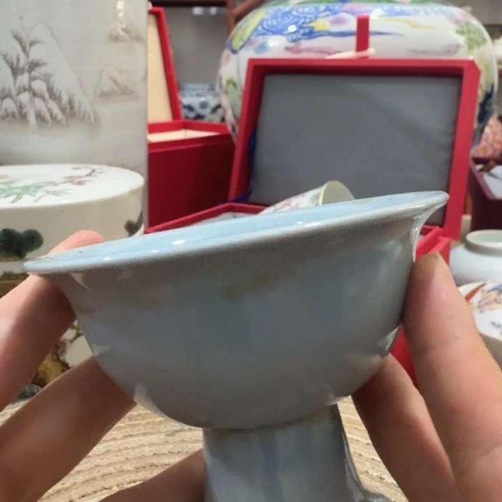 炉开播福利高脚杯陶瓷