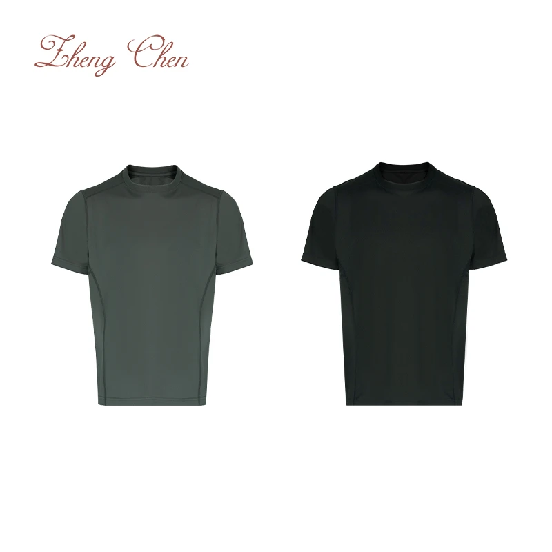 桑蚕丝锦纶混纺0触感冰爽立裁T恤 P-T96296