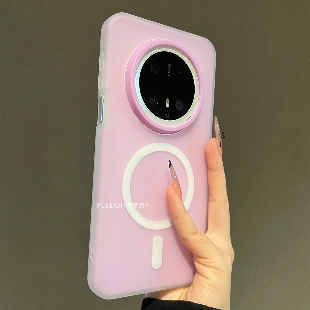 磁吸果冻硅胶适用华为mate70pro+手机壳mate60全包防摔pura80软70
