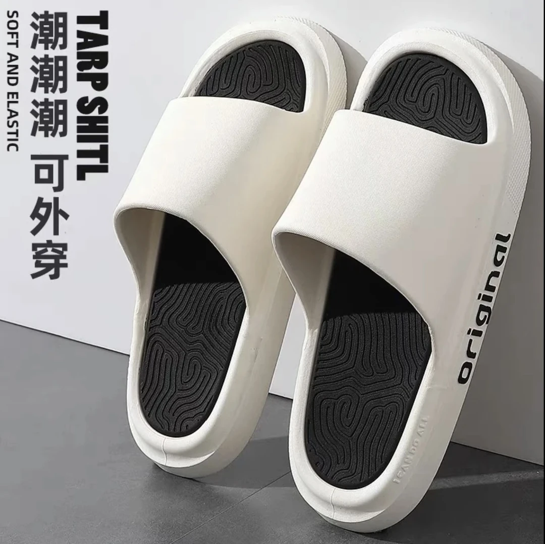 潮流拖鞋男夏天新款凉拖鞋防滑厚底情侣居家外穿户外高端软底防臭