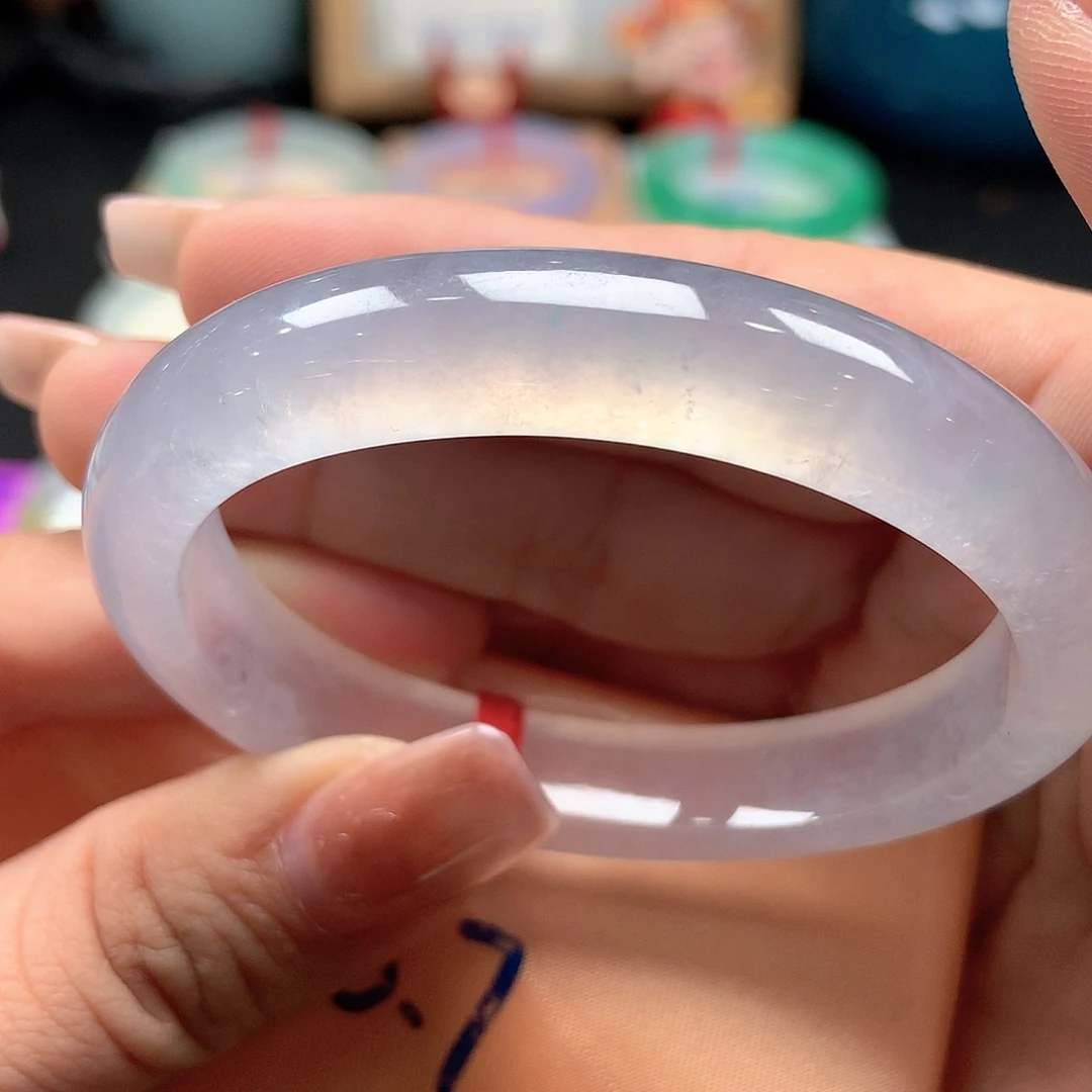 翡翠未镶嵌手镯67号贵妃