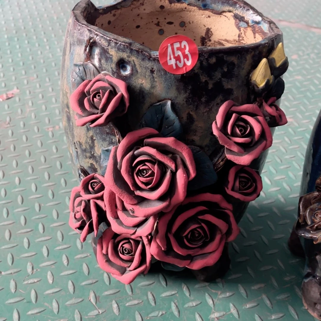 陶瓷微瑕453 号陶然花盆