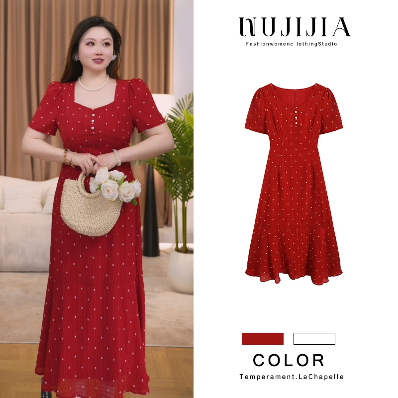 五季家/【夏日微风】夏季法式显白气质时尚碎花连衣裙ZL105741