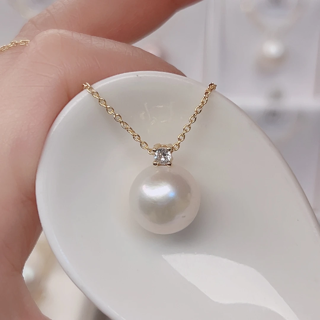 未镶嵌淡水珍珠吊坠(赠链)