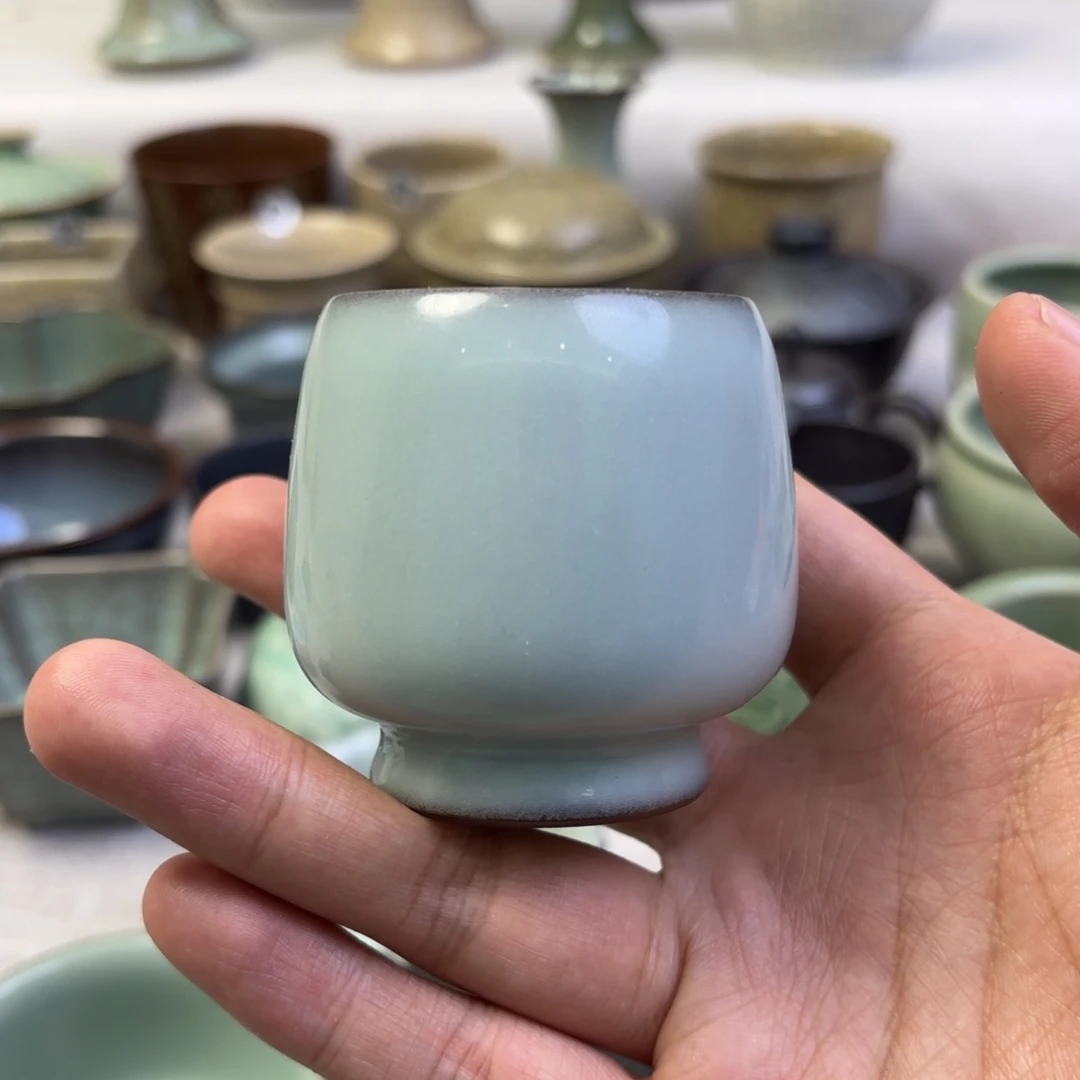 摆件陶龙泉青瓷茶具系列