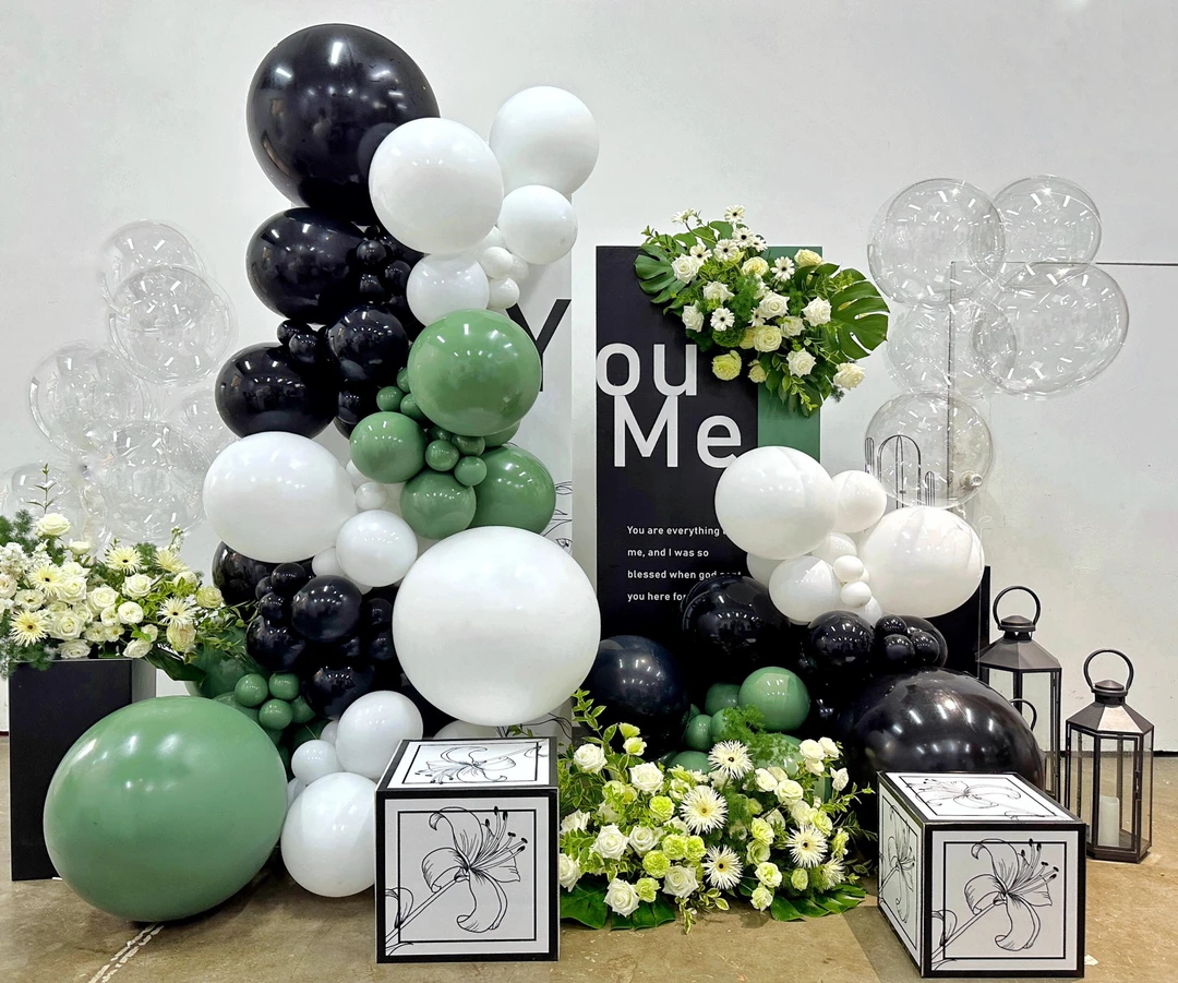 网红款不规则气球链条详细解析教程（持续更新包括婚房）