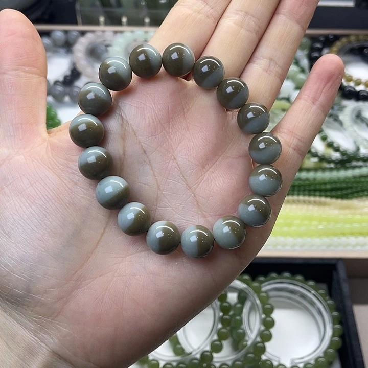 和田玉（糖玉）未镶嵌手链